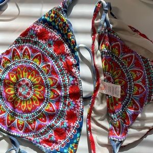 Billabong Sundial High Neck Reversible Tie Dye Set